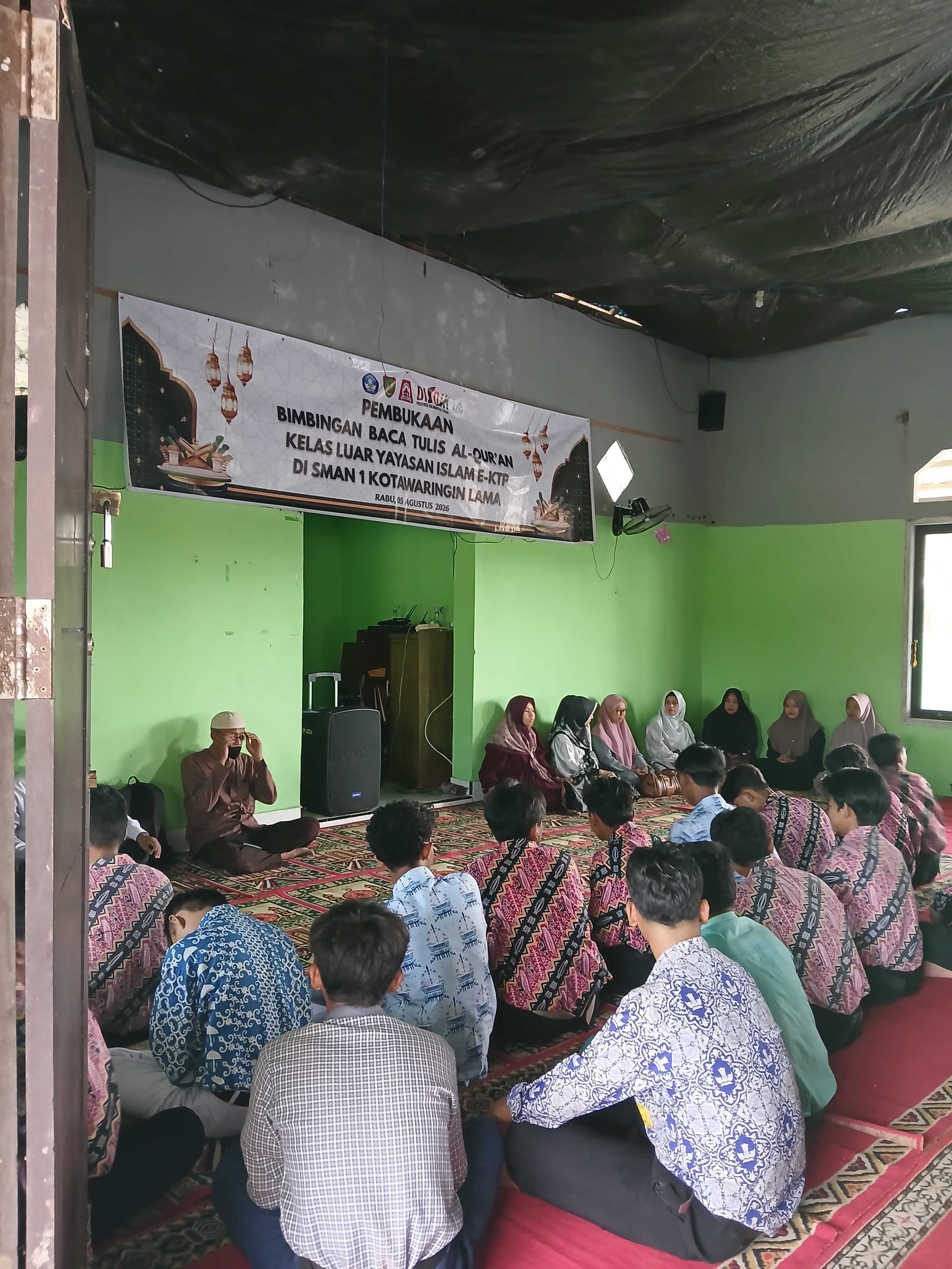 Berita Pembukaan Kelas Luar Baca Tulis Al-Qur’an di SMAN 1 Kotawaringin Lama Berlangsung Khidmat dan Lancar