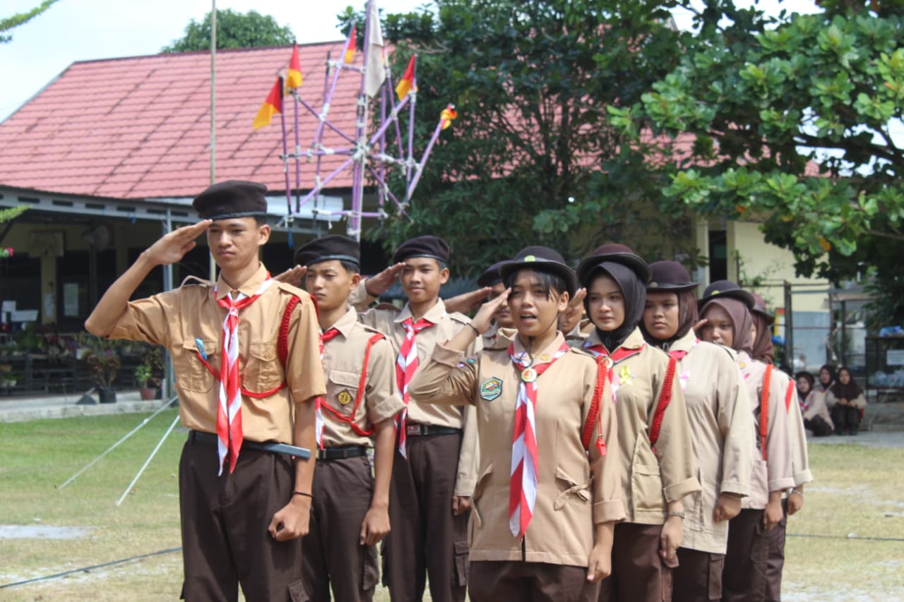 Tamu Ambalan SMAN 1 Kotawaringin Lama Berlangsung Meriah dan Lancar